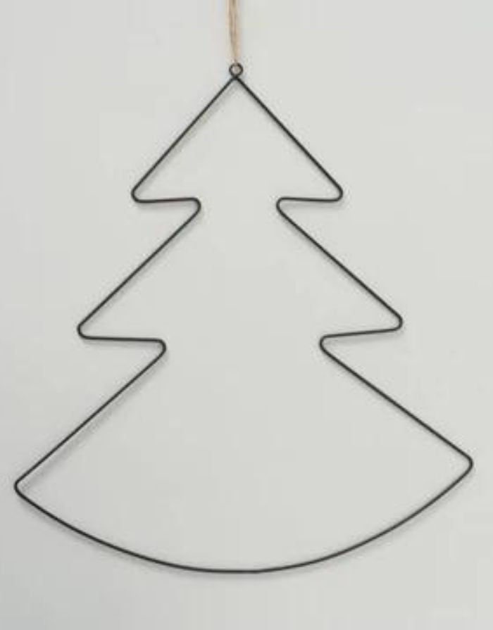Anhänger Tannenbaum Tresto Schwarz I 37-50cm