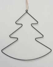 Laden Sie das Bild in den Galerie-Viewer, Anhänger Tannenbaum Tresto Schwarz I 37-50cm
