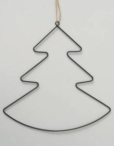 Anhänger Tannenbaum Tresto Schwarz I 37-50cm