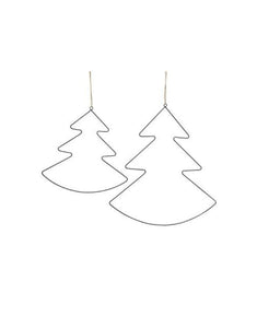 Anhänger Tannenbaum Tresto Schwarz I 37-50cm