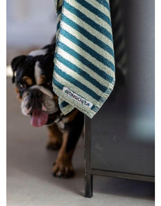 Badehandtuch 70x140cm I Sea Foam/Deep Teal