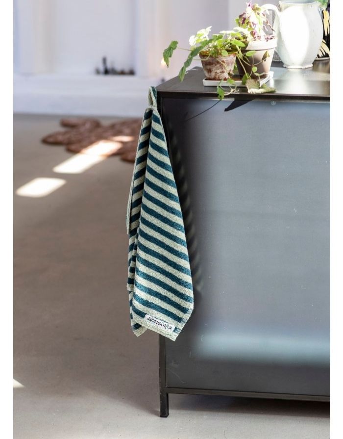 Handtuch 50x80cm I Sea Foam/Deep Teal