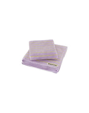 Handtuch 50x80cm I Lilac/Neon Yellow