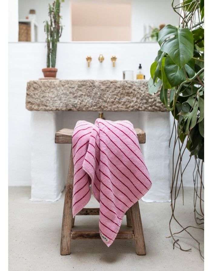 Handtuch 50x80cm I Baby Pink / Ski Patrol