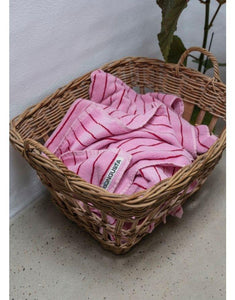Badehandtuch 70x140cm I Baby Pink/Sky Patrol