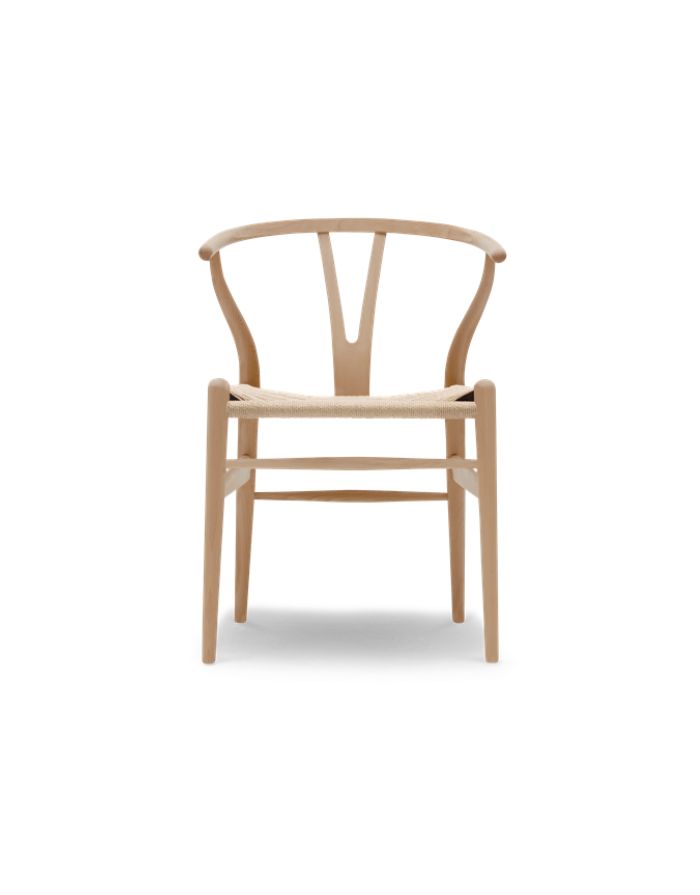 Stuhl CH24 Wishbone Chair I Buche geölt / Geflecht natur
