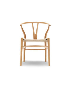 Stuhl CH24 Wishbone Chair I Eiche geölt / Geflecht natur