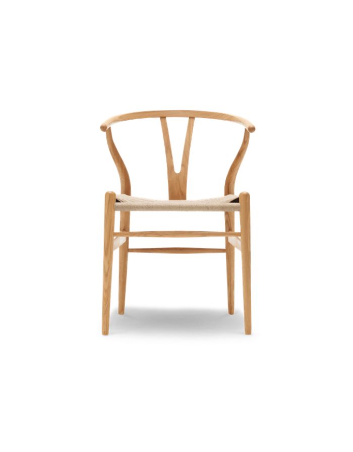 Stuhl CH24 Wishbone Chair I Eiche geölt / Geflecht natur