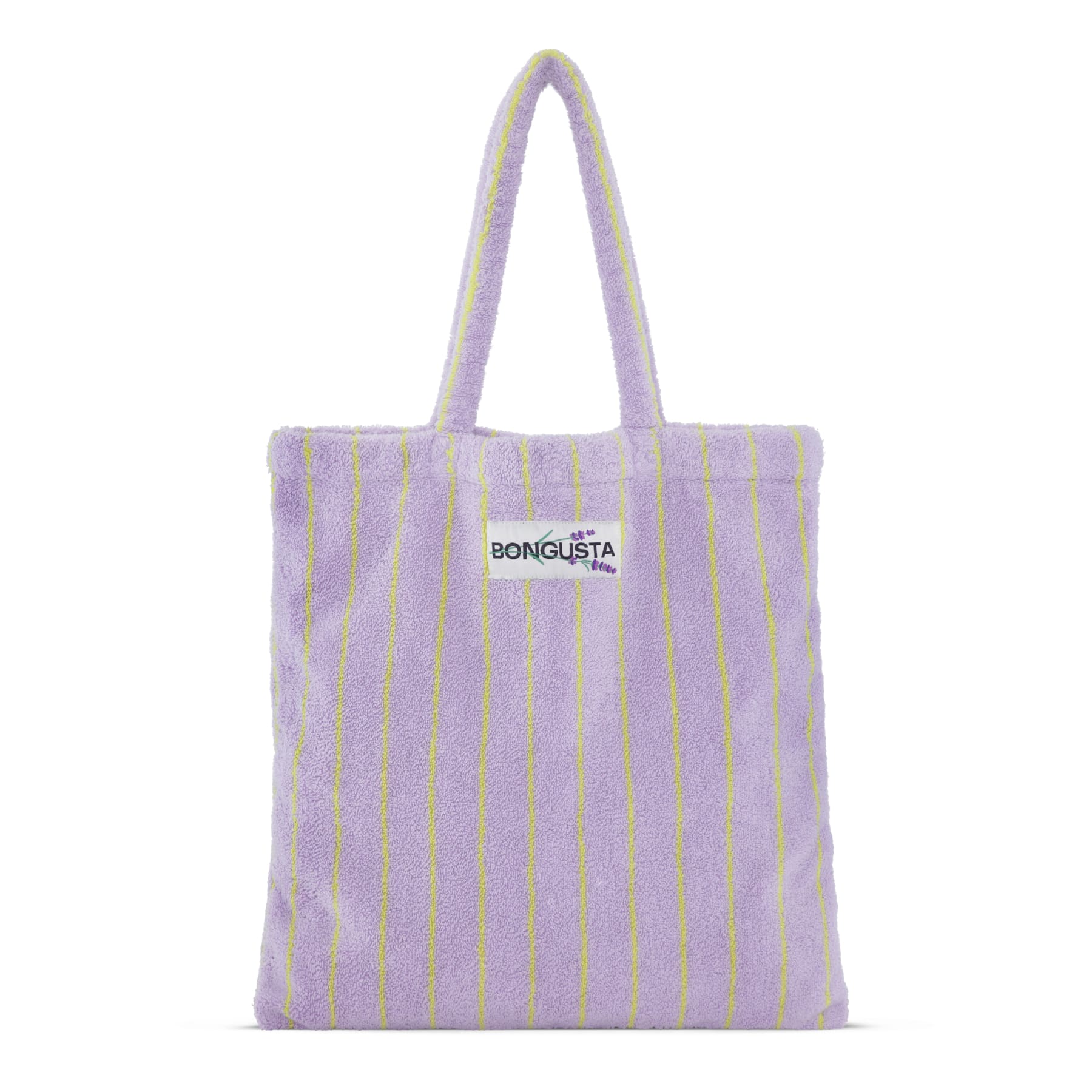 Beutel Frottee I Lilac/Neon Yellow