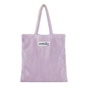 Beutel Frottee I Lilac/Neon Yellow