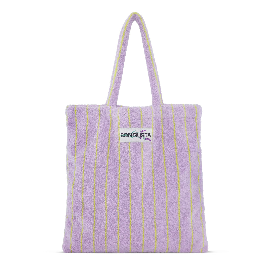 Beutel Frottee I Lilac/Neon Yellow