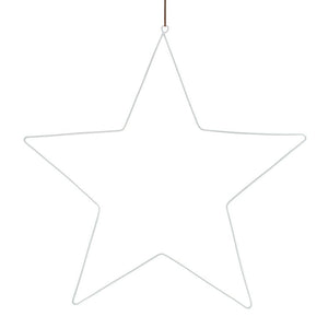 Metallstern Starholm Weiß I Large
