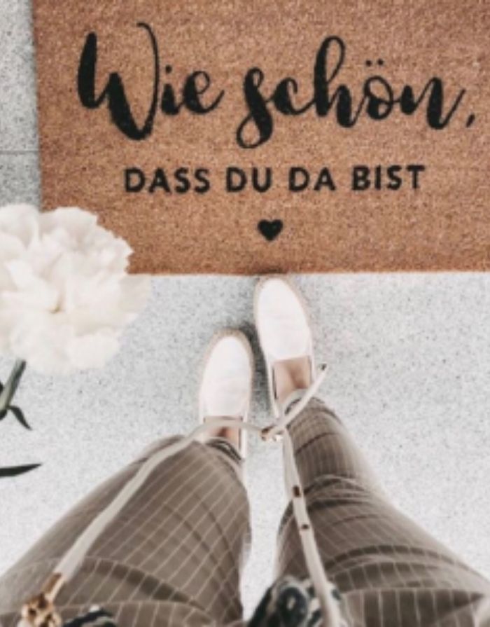 Fußmatte Kokos I Wie schön