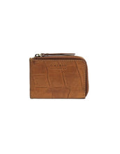 Laden Sie das Bild in den Galerie-Viewer, Portemonnaie Coco Coin Purse I Cognac Croco
