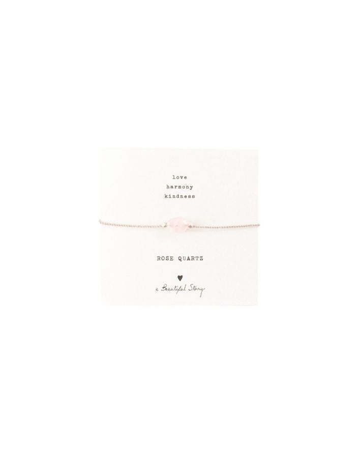 Armband Rose Quartz I Gold