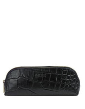 Laden Sie das Bild in den Galerie-Viewer, Pencil Case Large I Black Croco
