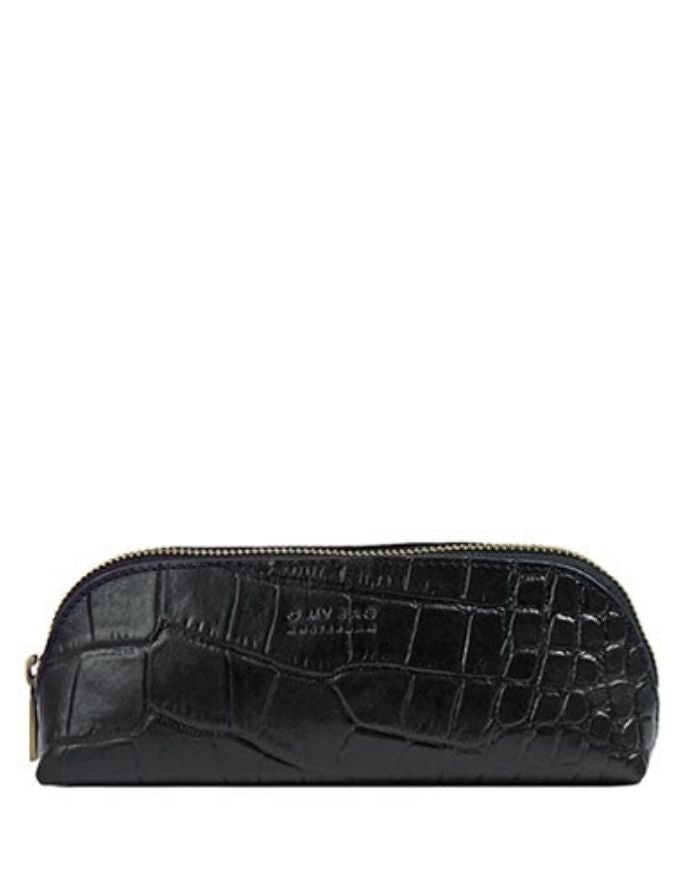 Pencil Case Large I Black Croco
