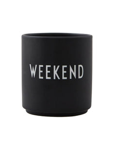 Porzellan Becher Favourite Cup I Weekend