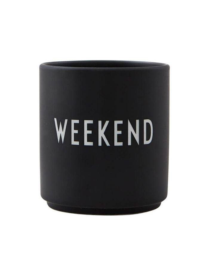 Porzellan Becher Favourite Cup I Weekend