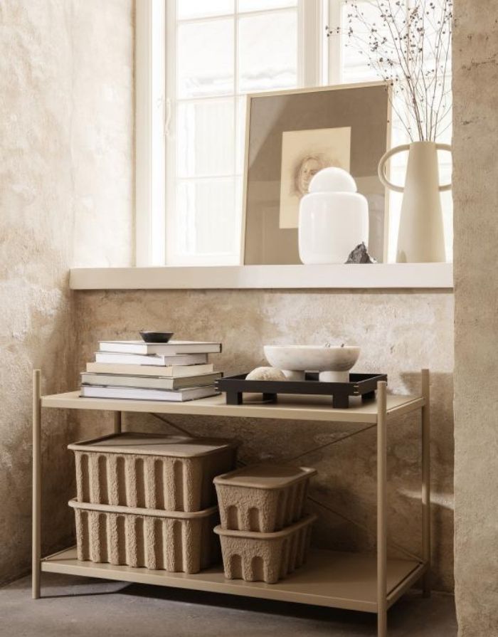 Aufbewahrung Paper Pulp Box 2er-Set I Small