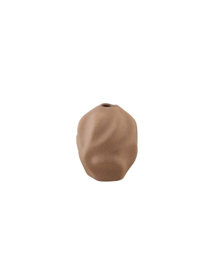 Vase Drift 17cm I Walnut