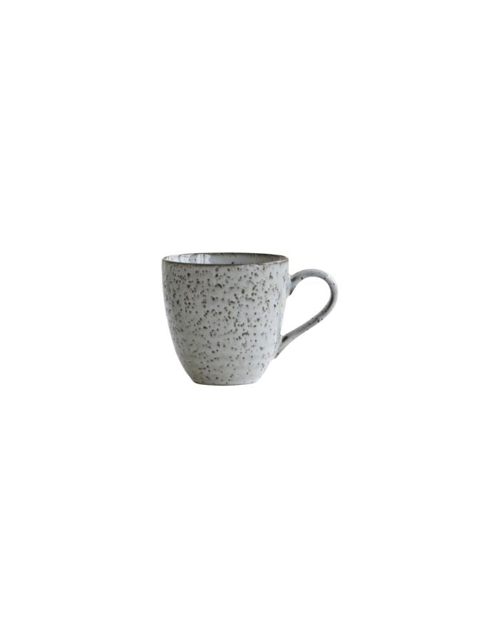 House Doctor Becher Rustic – Handgefertigte Keramiktasse In Grau/Blau, 9cm Hoch
