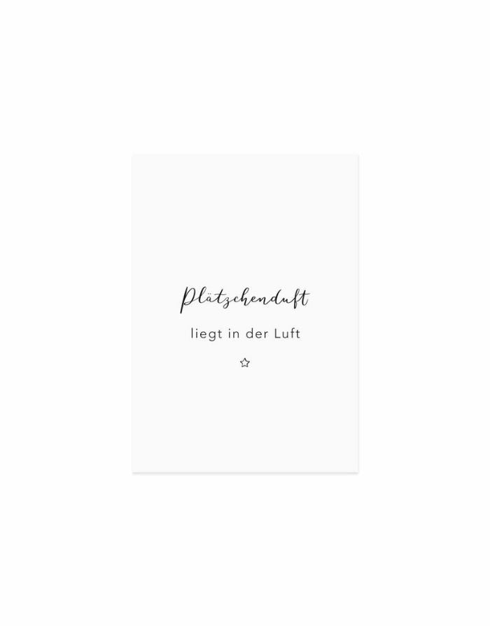 Postkarte 'Plätzchenduft'