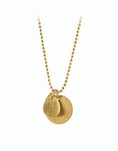 Kette Coin & Drop I Gold