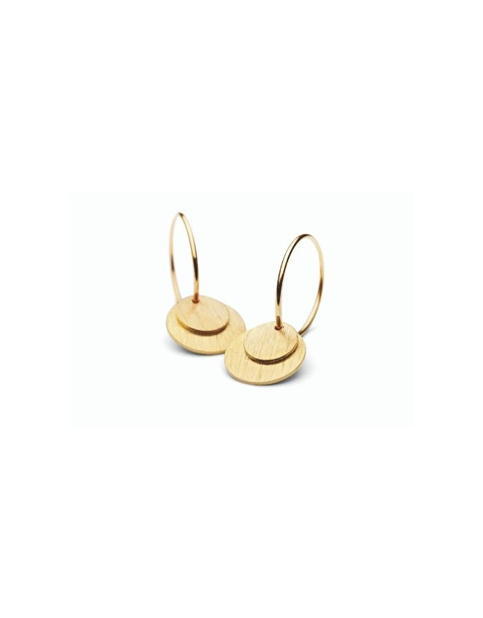 Ohrringe Small Coin I Gold