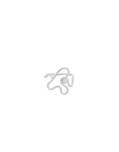 Ring Bay Pearl I Silber