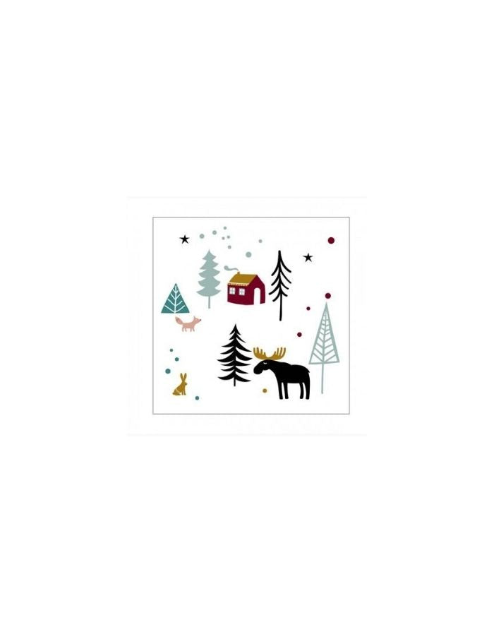 Serviette I Winterwald
