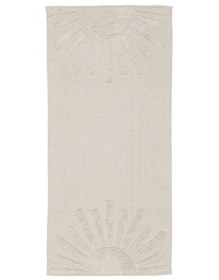 Teppich Biobaumwolle Sun 70x140 I Natur