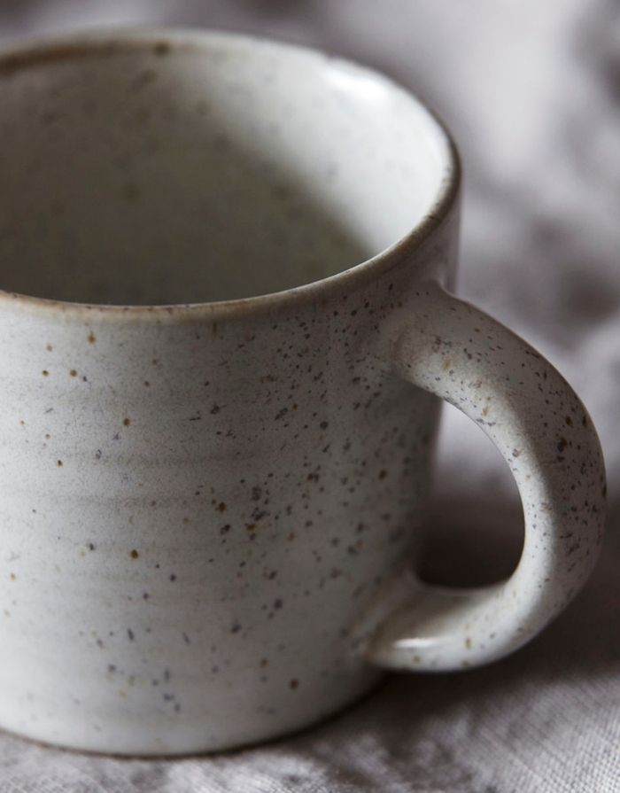 Espressotasse Pion I Grau/Weiß