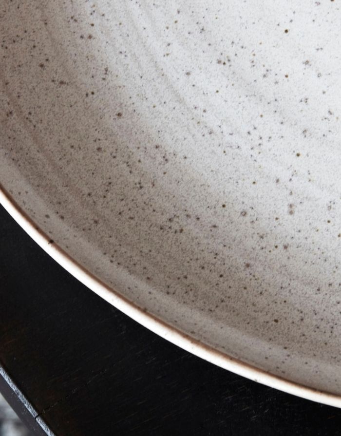 Teller Pion ø 28,5cm I Grau/Weiß