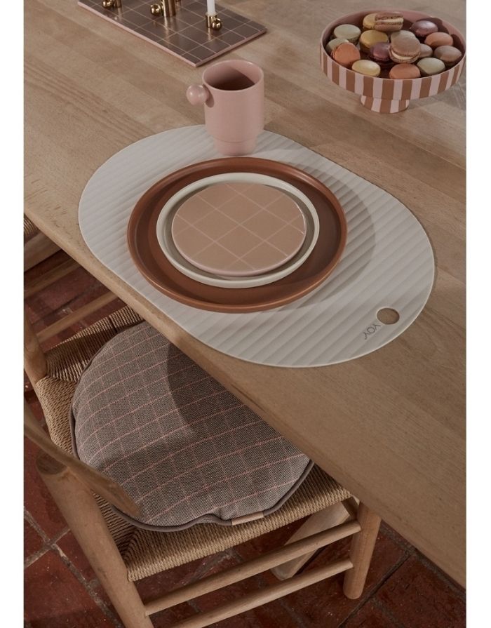 Servierplatte Toppu ø 20cm I Caramel